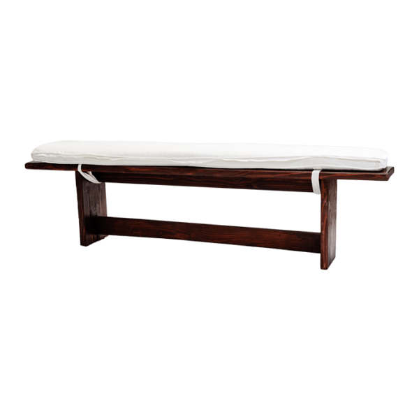 bench mahogany 6ft event rentals los cabos