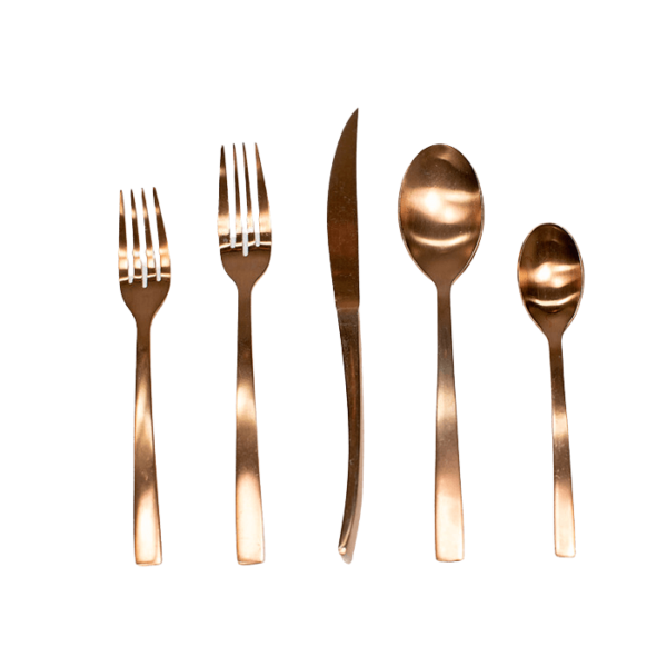 flatware copper event rentals los cabos