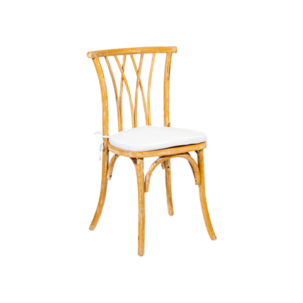 Chair Willow Antique Natural event rentals los cabos