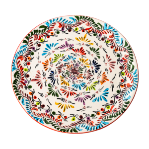 Charger Plate Talavera Multicolor event rentals los cabos