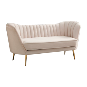 Sofa Diane Double Ivory event rentals los cabos