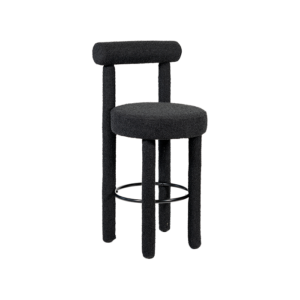 Stool Gropius Black event rentals los cabos