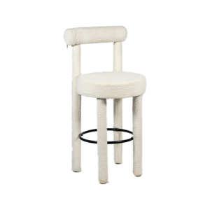 Stool Gropius White event rentals los cabos