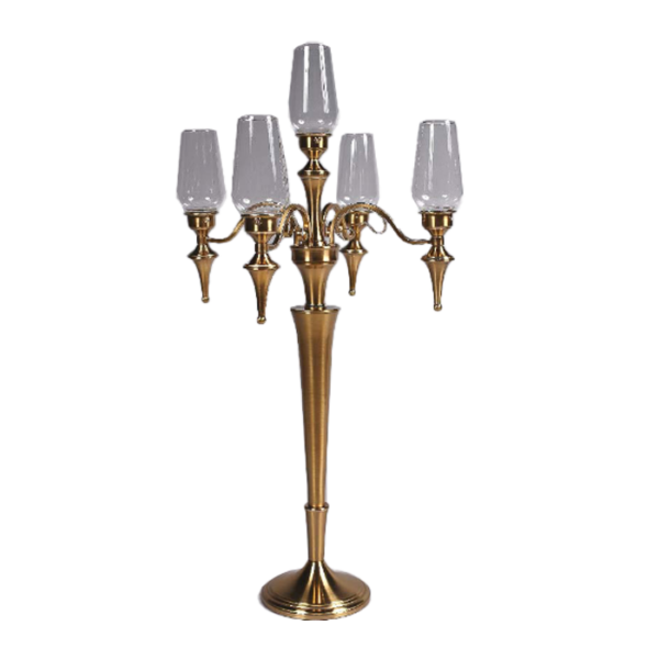 Candelabra Shade 5 Arms event rentals los cabos