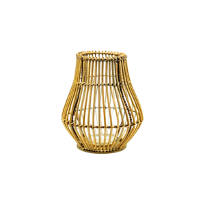 Lantern Bulb Rattan Natural  event rentals los cabos